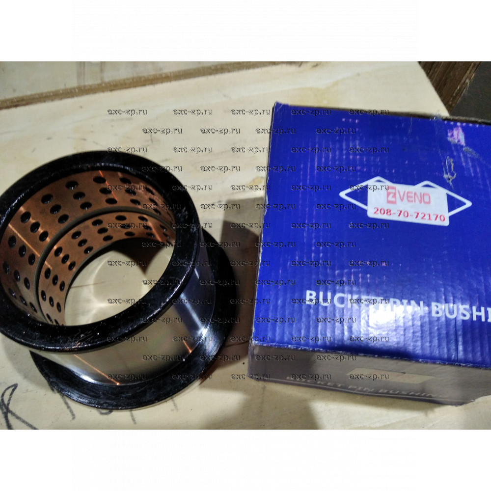 Втулка 208-70-72170 (грибок, бронзовое покрытие) для KOMATSU PC400-7, PC400-8