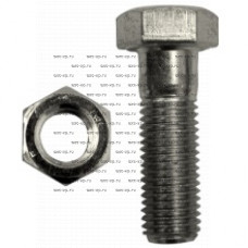 Болт+гайка М19.05 (3/4"х2-3/4" Plow Bolt+M3/4"Hex.nut)